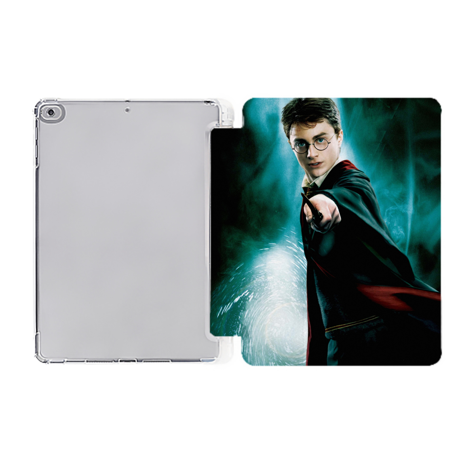 （画像用） Harry Potter ハリー・ポッターシリーズ IPad ケース ペン収納付き 三つ折りスタンド PUレザー×シリコン 対応機種9.5/10.5/10.9インチ